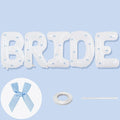 40Inch White BRIDE Balloons Bachelorette by Paeyeq