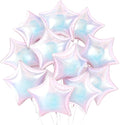 TONIFUL 15 Pcs Star Balloons 18 Inch Large Iridescent Foil Balloons | Big by TONIFUL