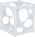 Worown 11 Holes White Collapsible Plastic Balloon Sizer Cube Box, 2-10 Inch by Worown