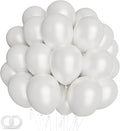 100pcs Pearl White Balloons 12 inch White Latex Party Balloons by ASIYUHY