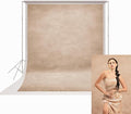 UrcTepics 8x16ft Beige Abstract Textured Professional Photography Backdrop by UrcTepics