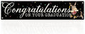 Graduation Banner Party Decorations, Congratulations on Your Graduation Hanging by Unknown