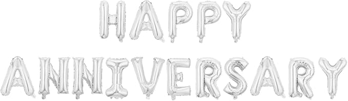Happy Anniversary Balloon Banner Love Balloon Anniversary Party Balloon - Image 2