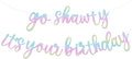 BEISHIDA Rainbow Pre-Strung Go Shawty It's Your Birthday Banner Decoration | by Beishida
