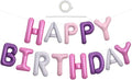 TONIFUL Purple and Pink Happy Birthday Balloon Banner Decorations by TONIFUL