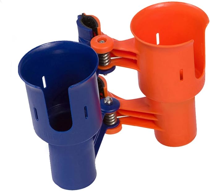 Patented Clamp On Boat Cup Holder |Multifunction Dual Drink Caddy - Image 3
