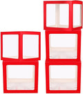 uxcell 6 Pcs Party Balloon Boxes, Transparent Balloon Boxes by uxcell