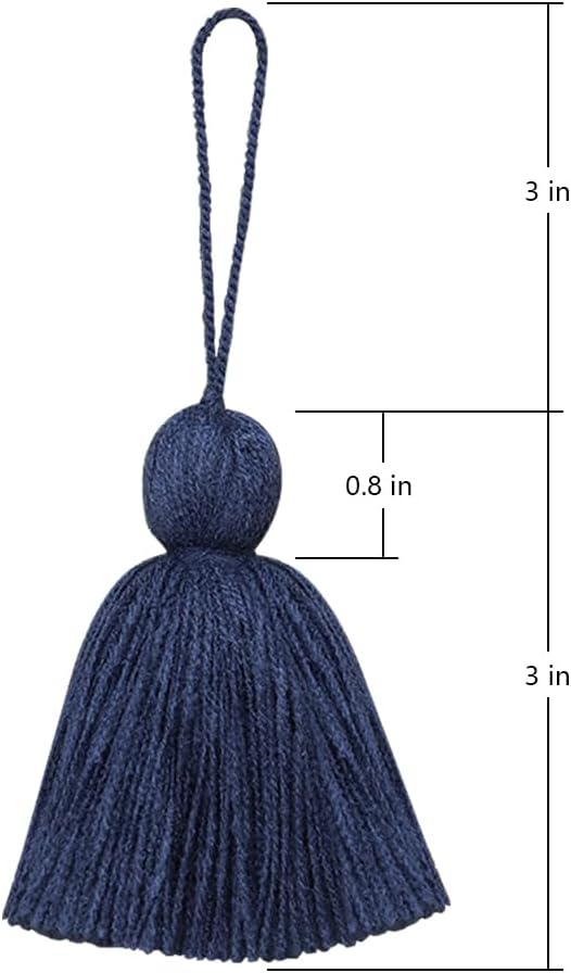 Big Size 4 PCS Tassels for Crafts, Handmade Hanging for Pillow Decor, Blanket - Image 2