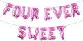 Four Ever Sweet Birthday Decorations, 4 Four Years Old Fourth 4th Girl Boy by RUIANSI