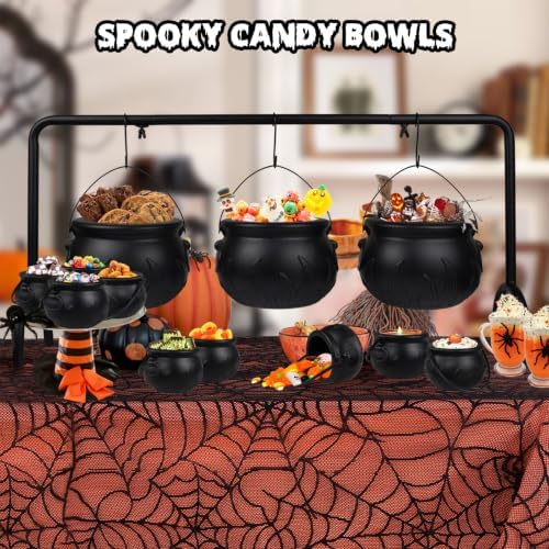 CESOF 12 Pcs Cauldron Halloween Party Decorations Witches Cauldron Bowls - Image 3