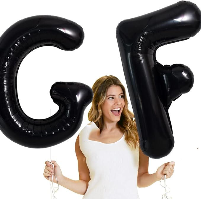 TONIFUL 40 Inch Large Black G Letter Balloon - Image 4