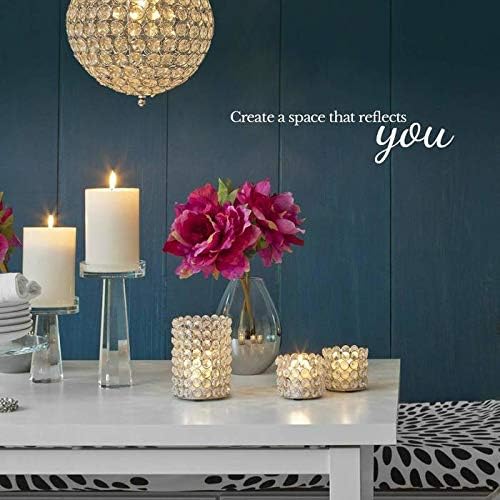 Serene Spaces Living Short Clear Ribbed Glass Votive Holder, Decorative Centerpiece for Wedding, Christmas, Thanksgiving, Dining Table, Living Room, Home Décor, 2" Diameter & 2.25" Tall, Pack of 32