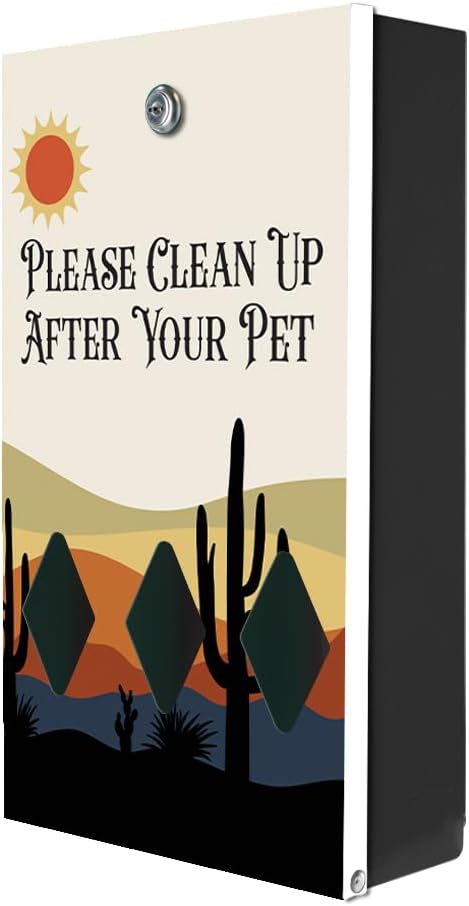 Zero Waste USA - DISPENSE-ART™ Roll Bag Dispenser & Sign - Desert Landscape | - Image 3