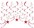 Party Star Swirl Decorations, Whirls Decorations by AimtoHome