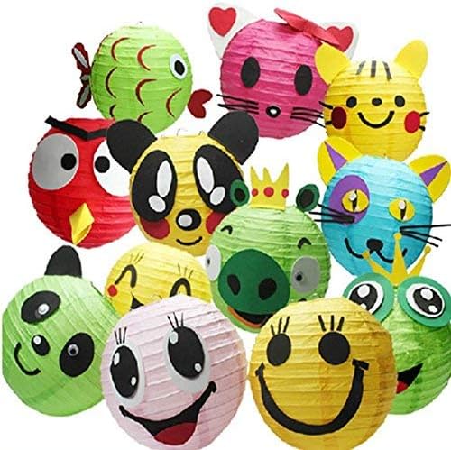 12Pcs 8 Inch White Paper Lanterns Decorative Chinese, Japanese Hanging Round - Image 6