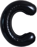TONIFUL 40 Inch Large Black C Letter Balloon by TONIFUL