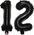 Number 12 Balloon Foil Mylar Balloons by YPSelected