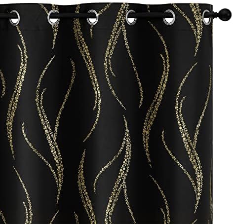 Yakamok Black Blackout Curtains by Yakamok