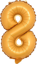 16" inch Single Orange Alphabet Letter Number Balloons Aluminum Hanging Foil by RUIANSI