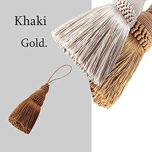 4Pcs Colorful Tassel Key Tassels DIY Accessories | 9.5 Inch Tassels - Image 3
