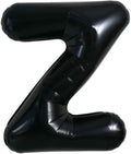 40 Inch Black Letter Z Foil Balloon, Large Jumbo Mylar Helium Alphabet Balloon by Unknown