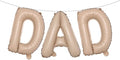 16 INCH DAD Multicolor optional Foil Letter Balloon 16" Happy Father's Day Best by RUIANSI