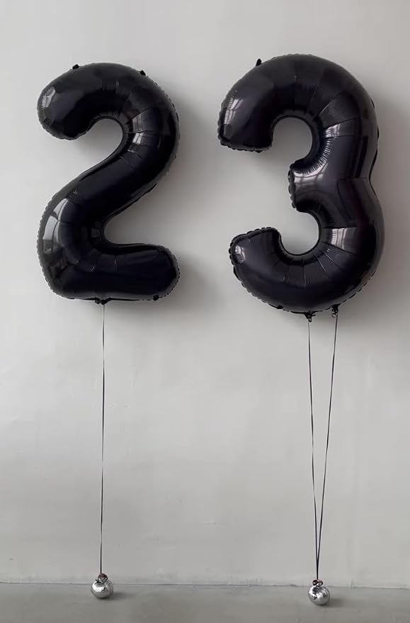 Number Balloons Black 3 Balloon 40 inch - Image 2