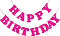 Pink Happy Birthday Banner Sign Birthday Backdrop Party Supplies by Adecortalk