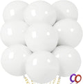 32Pcs White Big Balloons 18 Inch, Round Large Latex Party Balloons by Qikoolaa