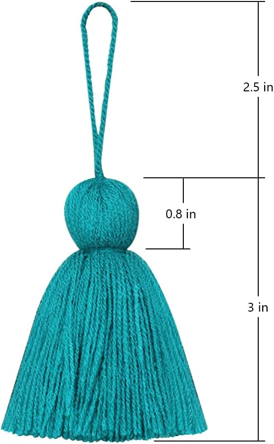 Big Size 4 PCS Tassels for Crafts, Handmade Hanging for Pillow Decor, Blanket - Image 2