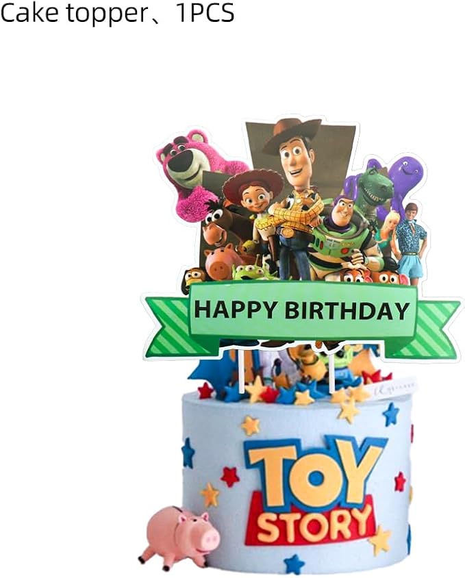 25PCS Cake Toppers Cupcake Toppers Cake Decorations Birthday Party Supplies - Image 2