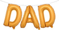 16 INCH DAD Multicolor optional Foil Letter Balloon 16" Happy Father's Day Best by RUIANSI