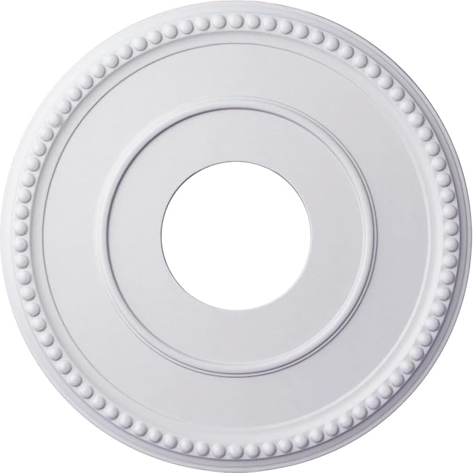 Ekena Millwork CM12BR Bradford Ceiling Medallion, 12 1/2"OD x 3 7/8"ID x 3/4"P by EkenaMillwork