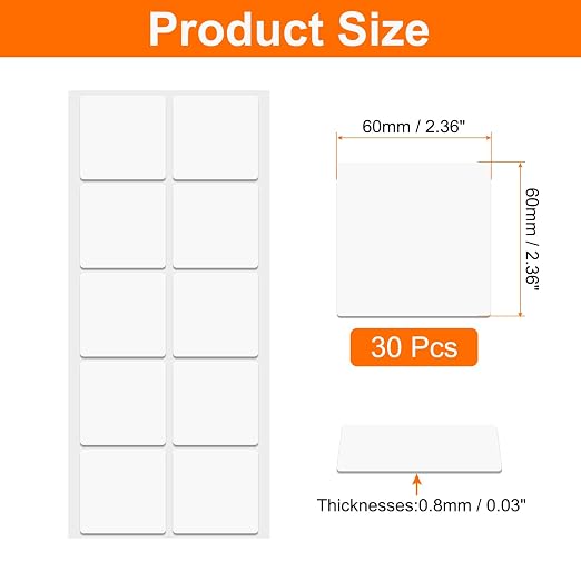HARFINGTON 30pcs Double Sided Sticky Tape Dots, Adhesive Two Sided Nano Dots - Image 2