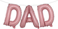 16 INCH DAD Multicolor optional Foil Letter Balloon 16" Happy Father's Day Best by RUIANSI