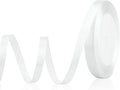 White Ribbons for Gift Wrapping 3/8 in 25 Yards Satin Ribbons for Hair Crafts by OALCQ
