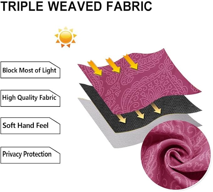 DWCN Ombre Blackout Curtains - Image 5