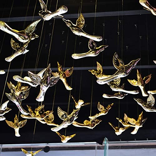 Creative Gold DIY Flying Bird Decorative Hanging Ornaments - Image 7