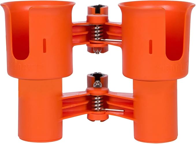 Patented Clamp On Boat Cup Holder |Multifunction Dual Drink Caddy - Image 6