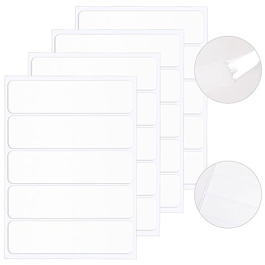 JANYUN 50 Pcs Mounting Putty, 100x25 mm Sticky Dots Poster Putty Clear Sticky by JANYUN