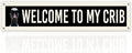 Welcome Banner Funny Home Decor Sign, Modern Hanging Decoration by Unknown