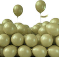 PartyWoo Sage Balloons 50pcs Small Mini Matte Boho Olive Balloons 5 Inch | by PartyWoo
