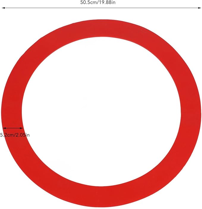 Golf Practice Target Ring, Thin Silicone Vibrant Target Indicator GolfTargets Circle for Putting, Chipping, Pitching for Training