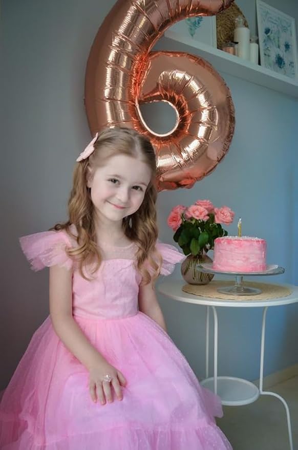 40 Inch Number 15 Balloon for 15th Year Old Birthday Decorations, Rose Gold | - Image 4