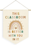 Boho Rainbow Classroom Decor, Nature Cute Classroom Wall Art Banner | This by Unknown