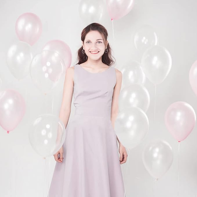 Clear Latex Balloons 100 Pack 12 Inch Transparent Party Balloons - Image 5