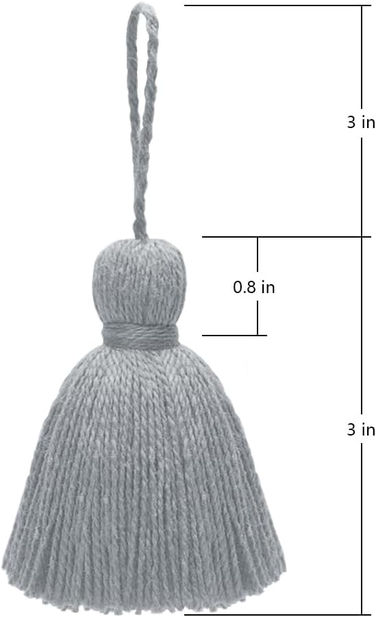 Big Size 4 PCS Tassels for Crafts, Handmade Hanging for Pillow Decor, Blanket - Image 4