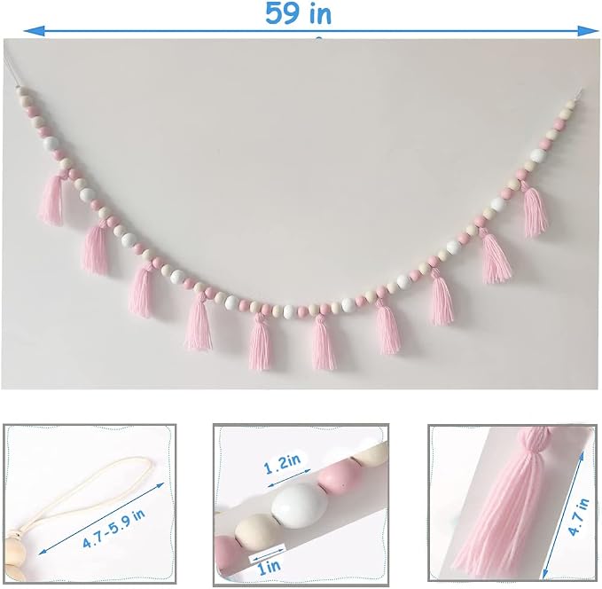 59 in Boho Tassel Garland - Image 3