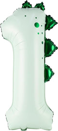 Dinosaur Number 1 Balloon, 30 Inch Birthday Party Decorations by AXBMM