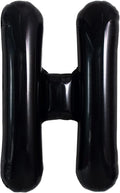 TONIFUL 40 Inch Large Black H Letter Balloon by TONIFUL